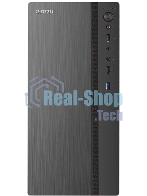 Компьютерный корпус Ginzzu B200 1хUSB 3.0,2хUSB 2.0,AU w/o PSU