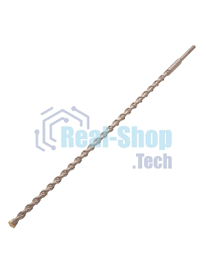 Бур по бетону Denzel двойная спираль, Cobalt W-tip, 16x600 мм, SDS PLUS