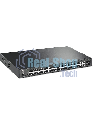 Коммутатор TP-Link TL-SG3452XP 48G 4SFP+ 48PoE+ 500W управляемый