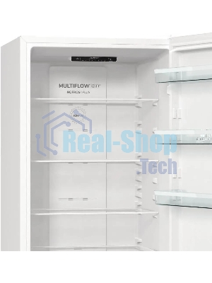 Холодильник Gorenje NRK6201EW4 белый двухкамерный 235/96 л морозилка снизу, No Frost
