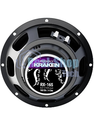 Колонки автомобильные Prology RX-165 160Вт 90дБ 4Ом 16см (6.5дюйм) (ком.:2кол.) коаксиальные двухполосные
