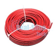 Акустический кабель Cablexpert CC-TC2Lx0.75-20M, 2x0.75мм2, 20м, черно-красный, пакет