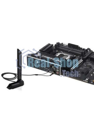 Материнская плата ASUS TUF GAMING B650-E WIFI, AM5, AMD B650, 4xDDR5, 4xSATA, 3xM.2, 1xPCIe 4.0 x16, 1xPCIe 4.0 x16, 1xPCIe x1, 1xDP, 1xHDMI, 1x2.5Gb LAN, Wi-Fi 6E, Bluetooth 5.3, 2xUSB-C (1x10Gbps, 1x20Gbps), 3xUSB-A 5Gbps, 2xUSB-A 10Gbps, 3xUSB-A 2.0, 5x3.5 мм, 7.1, ATX