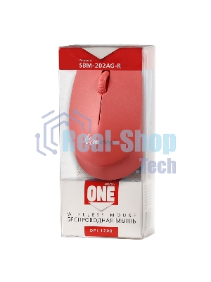 Мышь беспроводная Smartbuy (SBM-202AG-R) ONE 202AG-R красный