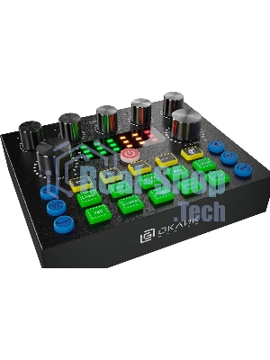 Микрофон проводной Оклик SM-600G 2.5м черный