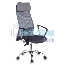 Кресло Бюрократ KB-6N/SL/DG/TW-12 TW-04 TW-12 серый, сетка