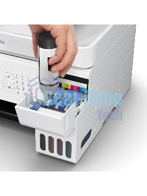 МФУ струйное Epson EcoTank L5296 (C11CJ65411) белый, A4, ч/б печ. 33стр/мин., цв. печ. 15стр/мин., 5760x1440 DPI, 2400х1200 DPI, USB, Ethernet, Wi-Fi