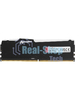 Оперативная память Kingston Fury Beast, DDR5, 32Gb (2x16 Gb), 6400 MHz, CL32, радиатор, RGB, черный