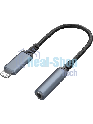 Переходник Defender JACK03-02 PRO 3.5 jack(F)-Lightning(M) c ЦАП 1