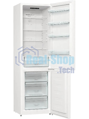 Холодильник Gorenje NRK6201EW4 белый двухкамерный 235/96 л морозилка снизу, No Frost