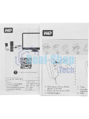 Внешний HDD Western Digital My Book WDBBGB0240HBK, 24Tb, USB 3.2 Gen 1 Type-A, 5400 rpm, черный