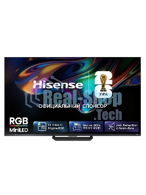Телевизор Hisense 65'' RGB Mini-LED UHD Smart TV HomeOS U9.5 Charcoal grey