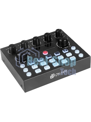 Микрофон проводной Оклик SM-600G 2.5м черный