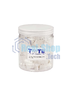 Коннектор Lanmaster TWT-PL45-8P8C/JR100, UTP кат.5E RJ45 прозрачный (упак.:100шт)
