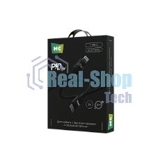 Кабель MORE CHOICE (4620202554178) K69ia 2м USB 3.0A PD 27W для Lightning ng 8-pin Type-C - 2м, черный