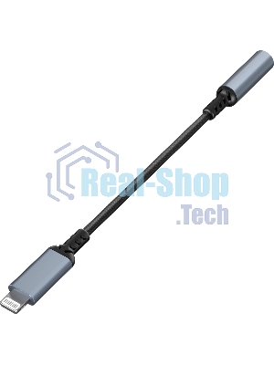 Переходник Defender JACK03-02 PRO 3.5 jack(F)-Lightning(M) c ЦАП 1