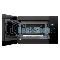 Встраиваемая микроволновая печь MONSHER MMH 1115 Noir, High-Tech, 15 л, мощность 600 Вт, 5 уровней мощности, размораживание, сенсорное управление, черный