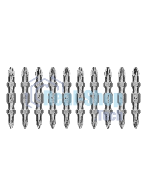 Бита двухстор. Gross PZ2-PZ1х45 мм, сталь S2, 10 шт.