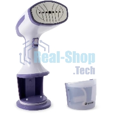 Отпариватель Vitek VT-2660 белый/фиолетовый, 1600 Вт, 30 г/мин, 250 мл