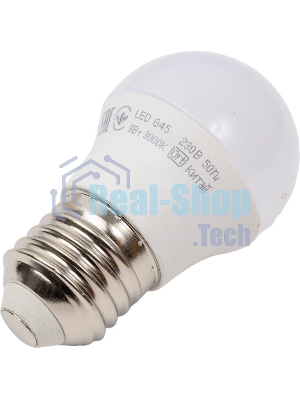 Лампа cветодиодная LED G45 IEK LL-G45-08-230-30-E27-G шар 8Вт 230В 3000К E27 GENERICA