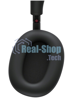 Беспроводные/проводные наушники Sony WH-1000XM6 черный, полноразмерные, Bluetooth + проводной, адаптивное активное шумоподавление, до 40 ч