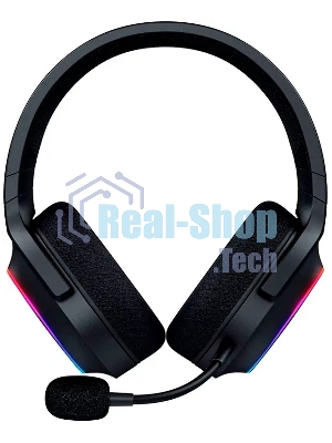 Гарнитура Razer Barracuda X Chroma чёрный, беспроводная, радиоканал, до 70 ч, съёмный микрофон, подсветка