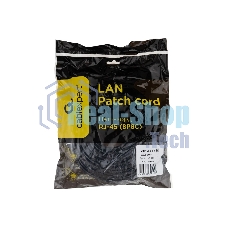 Патч-корд UTP Cablexpert PP12-20M/BK cat.5e, 20м, литой, многожильный, черный