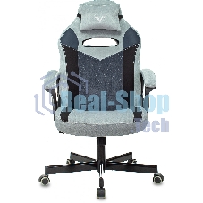 Кресло Бюрократ VIKING 6 KNIGHT BL FABRIC синий, ткань, 120 кг, механизм качания