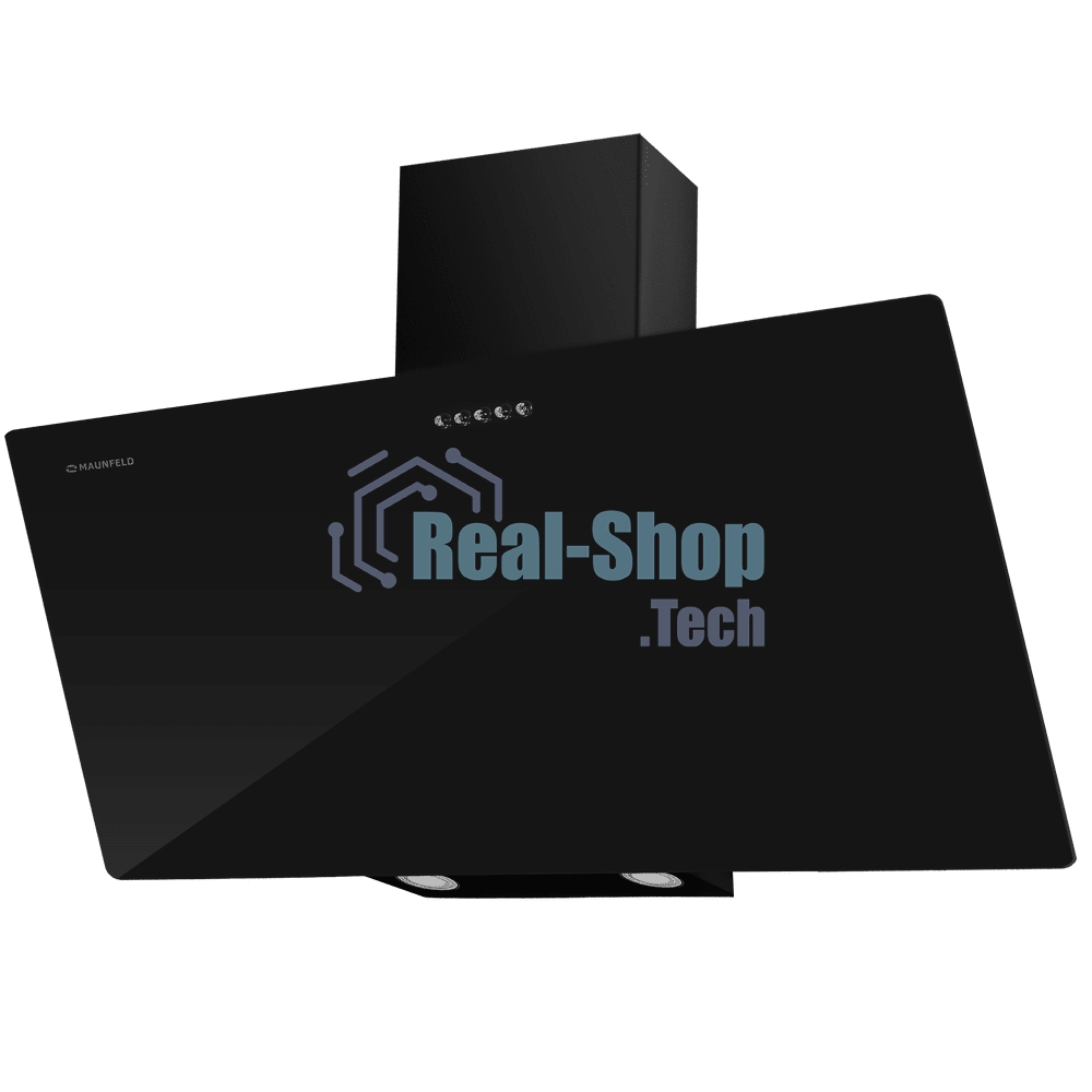 Вытяжка наклонная Maunfeld Dream 90 Push Glass, черный, 89.5 см, 700 куб. м/ч, 47 дБ