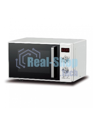 Микроволновая печь General Electronics GE-DG323W белый, 23 л, 800 Вт, переключатели - кнопки