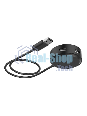 Разветвитель USB 2.0 A4Tech HUB-20 4порт. черный