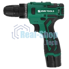 Дрель-шуруповерт Ovk Tools OTCS2AA-12V-1.5A, 12 В, 1,5 Ач, 26 Нм, щеточный