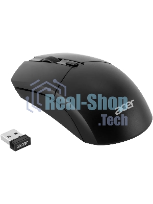Комплект клавиатура+мышь Acer OKR120 беспроводной, USB, 1600 DPI, чёрный
