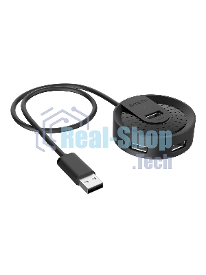 Разветвитель USB 2.0 A4Tech HUB-20 4порт. черный