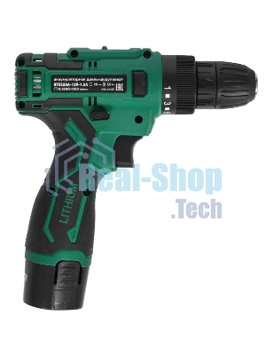 Дрель-шуруповерт Ovk Tools OTCS2AA-12V-1.5A, 12 В, 1,5 Ач, 26 Нм, щеточный