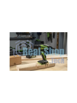 Дрель-шуруповерт GREENWORKS GD24DD35, 24 В, 2 Ач, 35 Нм, бесщеточный