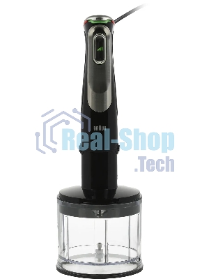 Блендер погружной Braun MQ9135XI черный, 1200 Вт, плавная регулировка, турбо