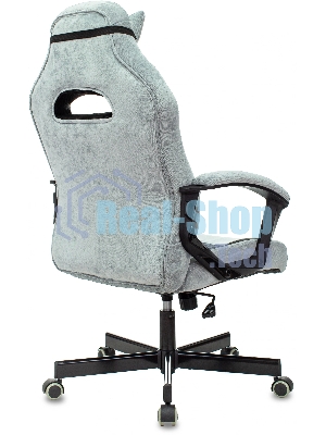 Кресло Бюрократ VIKING 6 KNIGHT BL FABRIC синий, ткань, 120 кг, механизм качания
