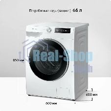 Стиральная машина Samsung WW11CG604CLELP белый, загрузка фронтальная 11 кг, 1400 об/мин, класс: A+++