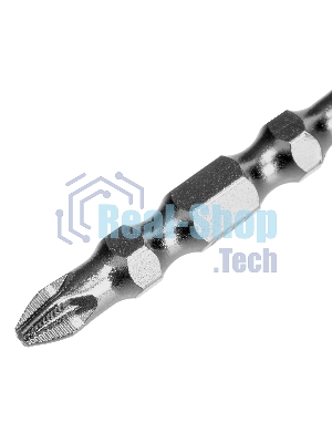 Бита двухстор. Gross PZ2-PZ1х45 мм, сталь S2, 10 шт.