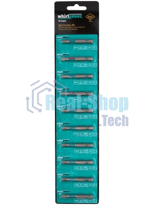 Биты WP, сталь S2, с насечкой, Профи, 10 шт 50 мм PH 2 РОС
