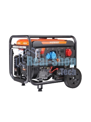 Электрогенератор бензиновый Patriot GRA 8500DAWS, 8.5 кВт, 75 дБ, 103 кг