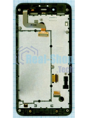 Дисплей для Asus PadFone mini 4.3, черный с рамкой