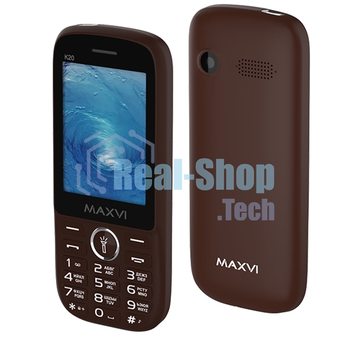 Мобильный телефон Maxvi K20 кофейный