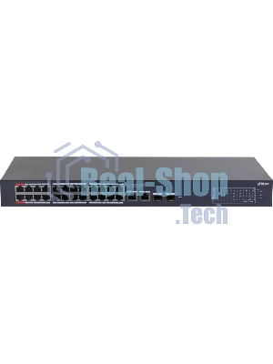 Коммутатор Dahua DH-CS4228-24GT-375, 24×1 Гбит/с + 2×1 Гбит/с Combo + 2×1 Гбит/с SFP, управляемый
