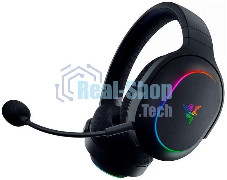 Гарнитура Razer Barracuda X Chroma чёрный, беспроводная, радиоканал, до 70 ч, съёмный микрофон, подсветка