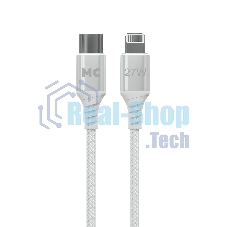 Кабель MORE CHOICE (4620202554192) K69ia 2м USB 3.0A PD 27W для Lightning ng 8-pin Type-C - 2м, белый