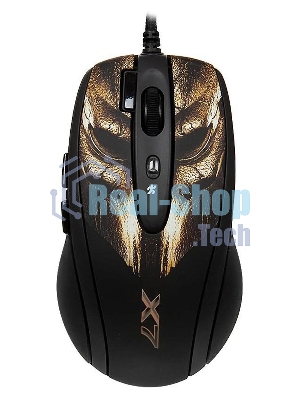 Мышь проводная A4Tech XL-750BH черный, 3600 dpi, USB, кнопки - 7