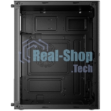 Компьютерный корпус CBR mATX Minitower V861, без БП, 2хUSB 2.0, HD Audio+Mic, черный PCC-MATX-V861-WPSU