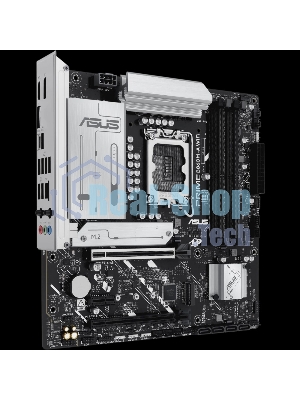 Материнская плата ASUS PRIME B860M-A WIFI, LGA 1851, Intel B860, 4xDDR5, 4xSATA, 2xM.2, 1xPCIe 5.0 x16, 1xPCIe 4.0 x16, 1xPCIe 4.0 x1, 2xDP, 1xHDMI, 1x 2.5Gb LAN, 1xUSB-C 20Gbps, 1xUSB-A 10Gbps, 2xUSB-A 5Gbps, 4xUSB-A 2.0, 3x3.5 мм, 7.1, micro-ATX.